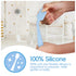 YENLNI 2 Pack Diaper Cream Spatula with Hygienic Travel Case, Butt Spatula Baby with Suction Base, Baby Butt Paste