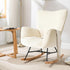 Nursery Rocking Chair Cover, Jacquard Stretch Cover for Nursery Rocking Chair Teddy Upholstered Glider Rocker, Rocking