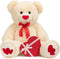 HollyHOME Big Teddy Bear Stuffed Animal Large Bear Plush with Red Heart