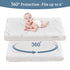 2 Pack, 52''x28'', BEDLORE Waterproof Crib Mattress Protector Ultra Soft Bamboo Viscose Crib Mattress Pad Cover