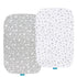 Bassinet Sheets Compatible with Baby Delight Beside Me Dreamer Bassinet, 2 Pack,
