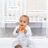 Pearhead Mushroom Silicone Baby Teether, BPA Free Teething Toy for Babies 0+ Months, Gentle Relief