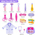 22 Set GIFTINBOX Kids Doctor Kit for Girls and Boys , Purple Doctors kit for Kids Pieces Pretend Play Medical Toys