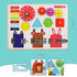 TOY Life Wooden Busy Board Montessori Toys, Activity Board Sensory Toys for Toddlers 1-3, Educational Motor Skills