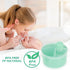 Accmor Formula Dispenser On The Go, Non-Spill Rotating Four-Compartment Formula Container to Go, Milk Powder Snack