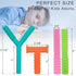 Sensory Chew Toys for Autistic Children, 4 Pack Silicone Chew Tube Teething Sticks for Special Needs