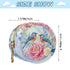PYBUG Birds Round Pacifier Storage Case, Polyester & TPU Lined with Hook Buckle, Pacifier Container Box for Baby