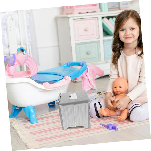 Portable Folding Toilet for Adjustable Height Collapsible Seat with Lid Travel Potty for Car Outdoor Camping Easy-Clean
