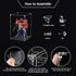 Clear Acrylic Display Case for Collectibles, Self Assemble Box for Action Figures and Toys (14x14x14 inch)