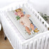 Jungle Safari Animals Changing Pad Covers, Unisex Tropical Leaves Flowers for Boys Girls, 32''x16'' Ultra Soft Sheets
