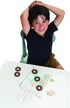Tender Leaf Toys Wooden Tic Tac Toe Game with Bunny Drawstring Bag - Travel Board Game for Kids & Adults - Age 3+