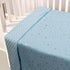 Baby Blanket for Boys Girls, Soft Minky, 30x40 Inch, Star and Moon Printed, Double Layer Dotted Backing