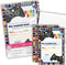 Game On! Video Gamer Birthday Party Fill In Invitations, 20 Fill In Cards with Envelopes by AmandaCreation
