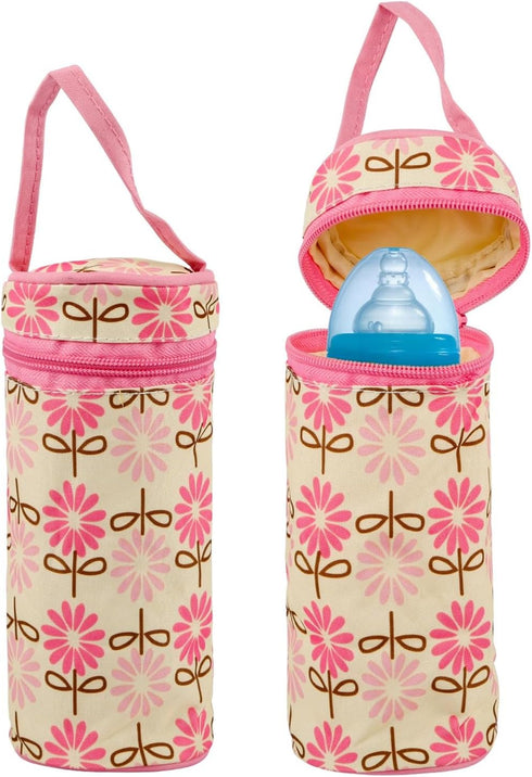 Diaper Bags Tote Set for Boys and Girls - Portable Nappy Changing Bags, Large 5PCS Travel Diaper Bag Set