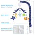 12 Ocean Crib Mobile - Musical Baby Mobile for Crib with Lullabies for Boys & Girls, Sea Animals Baby Crib Mobile