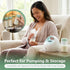 Momcozy 10oz, 4 Pack Natural Baby Bottles, BPA Free Breastmilk Storage Bottle for Breast Milk Cooler & Fridge