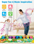Baby Musical Learning Toys , Floor Piano Playmat for Toddlers with Animal Flash Cards Music Sound for Early Education