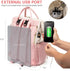 Backpack, Backpack LOVEVOOK Diaper Bag Baby Bag with Changing Station, Large Diaper for Moms Dads, Waterproof Leather