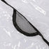 Twins Baby Pushchair Rain Cover, Universal Waterproof Stroller Guard for Double Carriage, Outdoor Wind Dust Snow