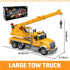 15 3-8 3-5 4-7, Crane Truck Toy with Lights & Sounds, Friction-Powered Engineering Vehicle for Toddlers Years Boys