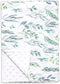 Baby Blanket Green Leaf, Soft Warm Plush Dot Security Blanket for Girl and Boy, Toddler Infant Crib Blanket Unisex