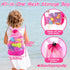 50Pcs 2 Backpack Summer Elovien Beach Sand Toys, Sandbox Toys with Collapsible Buckets, Mesh Bag, Shovels, Ice Cream