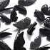 Outus 120 Pieces Black 3D Layered Butterfly Wall Decor, Removable Stickers for Birthday Cake Decorations