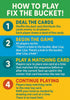 Cabooses in the corner 7+, 23 Fix The Bucket! Card Game Folk Song Inspired Quick Family Game for Kids & Adults, Fun
