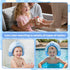 NCXFTP Baby Hair Washing Shield, Bath Visor for Toddlers and Baby Shower Cap, Toddler Hair Washing Shield with Blue