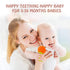 Teething Toys (5 Pack) - Tinabless Infant Relief Toys & Teething Mitten Set, Food Grade Silicone Anti Dropping Baby