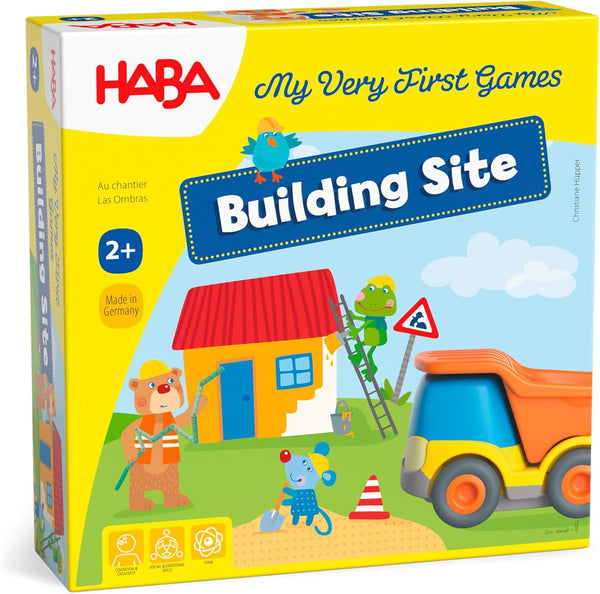 HABA My Very First Games Building Site, A Cooperative Learning Kids Game,