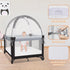Zkaitoy Pack N Play Tent - Mini Crib Tent to Keep Baby from Climbing Out - Crib Net to Keep Baby in - Pop Up Breathable