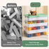 2 joyingbaby Toys Storage Organizer Bins for Lego Stackable Toys Organizer Lego Building Block Storage (Green, layers)