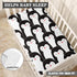Winpema 28"x52" Cute Penguins Fitted Crib Sheet Penguin Cartoon Baby Crib Sheet Fit Standard Crib and Toddler
