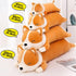 SNOWOLF Shiba Inu Plush Pillow, 47.2inch Soft Plush Toy, Cute Corgi Akita Comfort Cushion for Kids