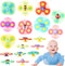 Leitee 9 Pcs Suction Cup Toys Bath Toys Sensory Strong Suction Cup