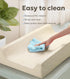 Mallify Baby Changing Pad, Waterproof & Wipeable Vegan Leather Diaper Changing Mat, Wipe-Clean & Non-Slip Changing Pad