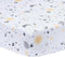 Little Star White Celestial Microfiber Fitted Crib Sheet by Bedtime Originals