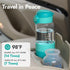 NCVI Portable Glass Bottle Warmer for Baby Travel on The Go, Car USB Breastmilk Warmer Battery Powered, Airplane