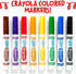 Crayola Washable Markers - Red (12ct), Kids Broad Line Markers for Classrooms & Teachers