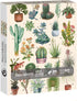 Vintage Succulent Puzzles for Adults 1000 Pieces, House Plants Puzzle Nature Featuring 23 Succulent Plants, Cactus Jigsaw Puzzle Botanical