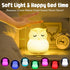 Dimming 9 Baby Night Light for Car Seat- Function Colors Changing Eye Caring Portable Rechargeable & Timing Bedside