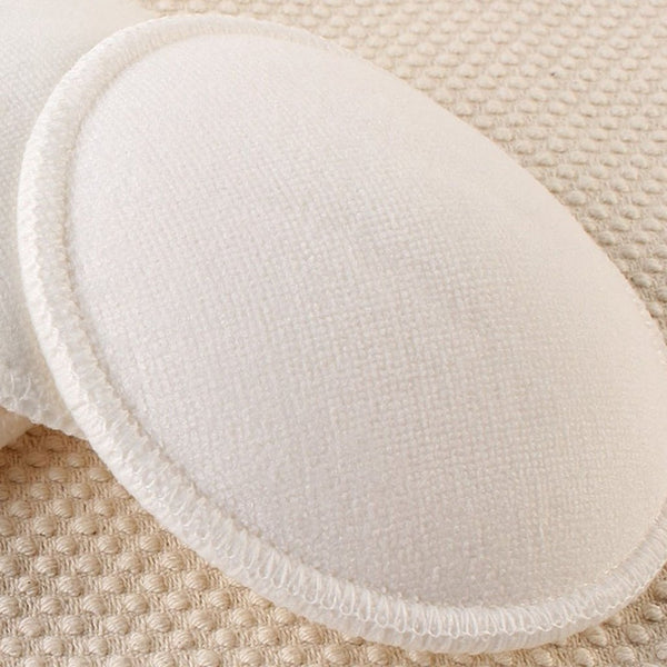 Cnrfeoap 4pieces Washable Breathable Absorbency Breast Pads Anti-Overflow Maternity Nursing Pad Baby Feeding