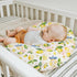 Summer Vintage Lemons Baby Nursing Pillow Covers for Boy Girl Lemon Branch Leaves Flowers Nursing Pillowcase