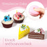 16 Chivao Pcs Fake Food Realistic Artificial Toy Donuts Cupcake Fake Slice Cake Artificial Simulation Macaron