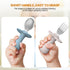 4 Pcs Toddler Utensils Set, Stainless Steel Childrens Silverware with Round Handle, BPA Free, Anti-Choke Design, Lite