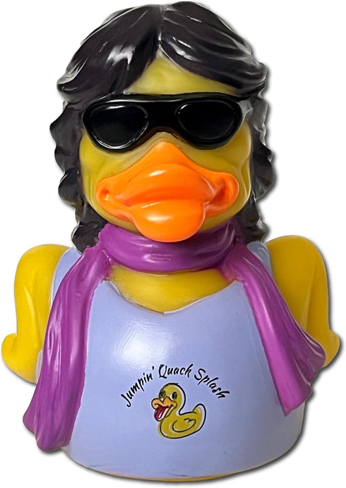 Jumpin' Quack Splash - Floating Rubber Ducks, Collectible Bath Toy Gift for Kids & Adults