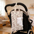 Sinbana Mommy Quilted Wipes Pouch, Fillable Floral Baby Wipe Holder Cover with Lanyard Portable Bag for Stroller Travel