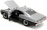1:24 1967 Jada Toys Bigtime Muscle Chevrolet Impala SS Opening Doors, Hood, Trunk, Rubber Tires(Candy Silver/Black)