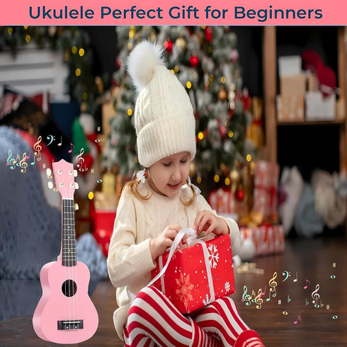 21 Inch 3-9 Carbon Fibre Kids Toddler Child Children Acoustic Guitar Ukulele Musical Instruments Ideal for Year Old